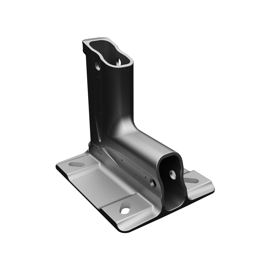 Piastra di fissaggio SNAP per parapetti Infinity